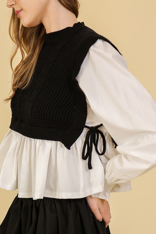 Chic Sweater Vest Combo