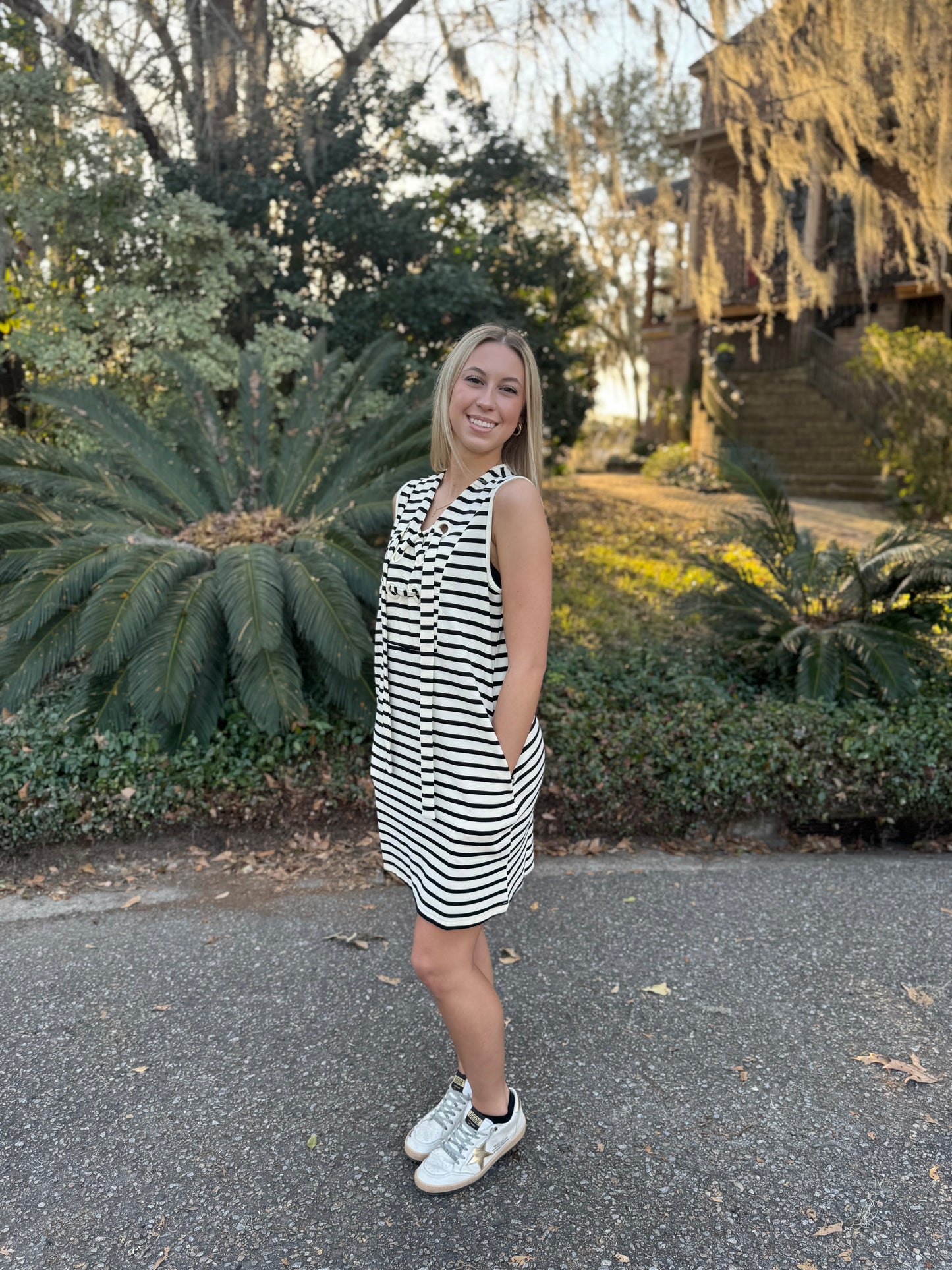 Seaside Serenity Stripe Dress