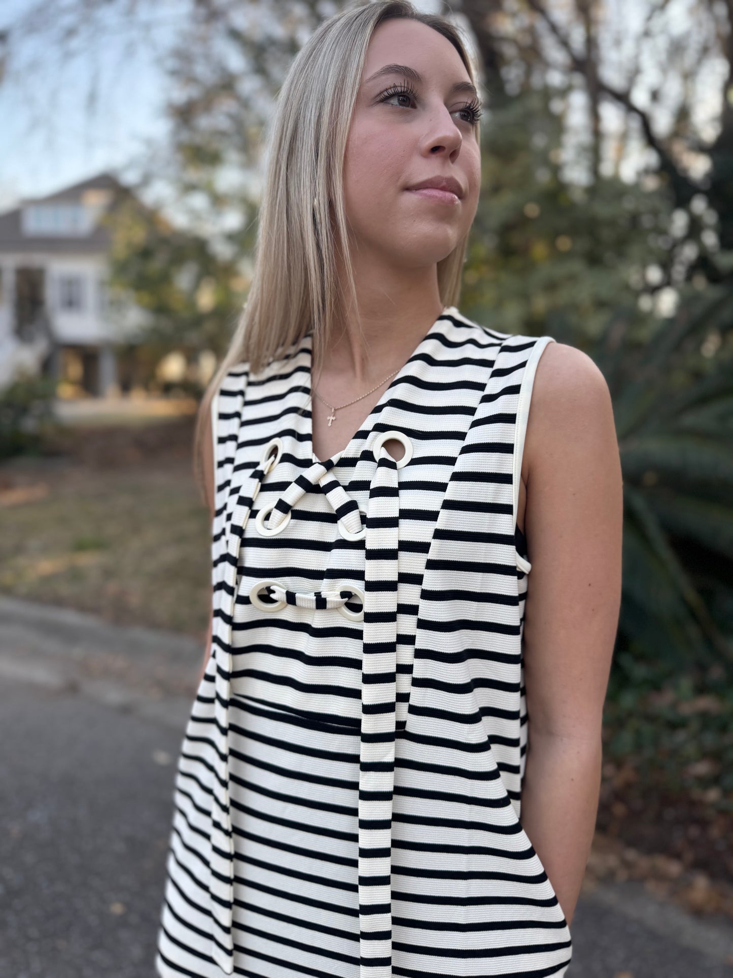 Seaside Serenity Stripe Dress