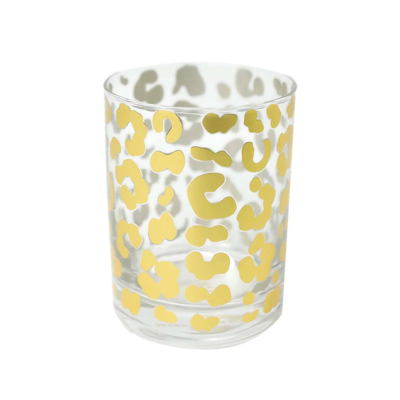 Cocktail Glass | Gold Leopard - SET of 4