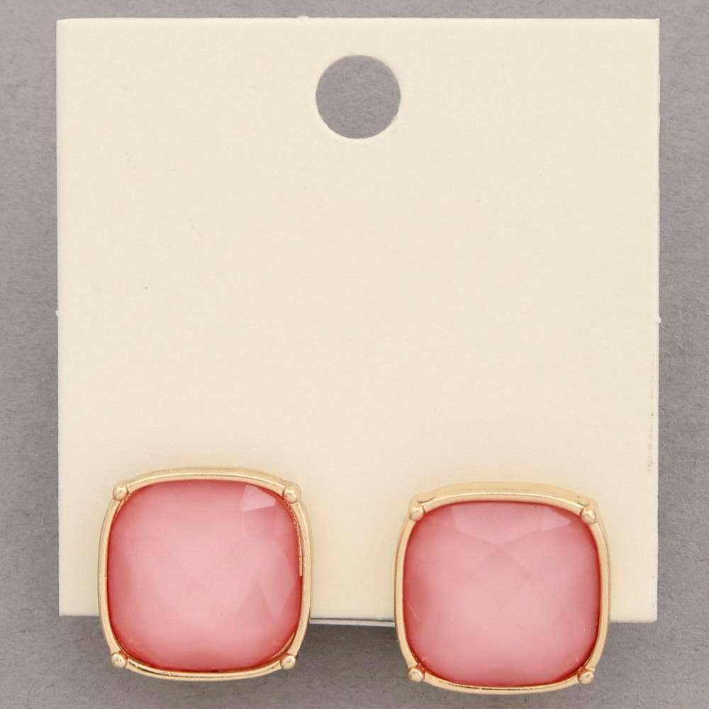 SQUARE STUD EARRING