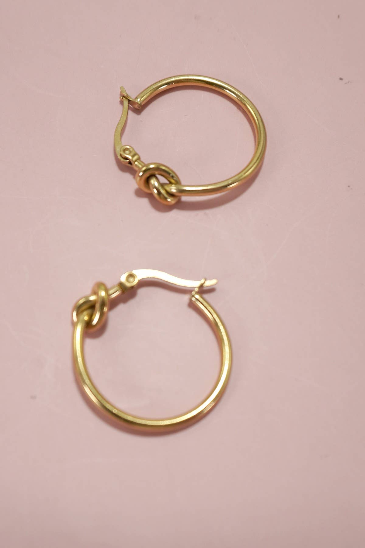 Knotted Hoop Earrings