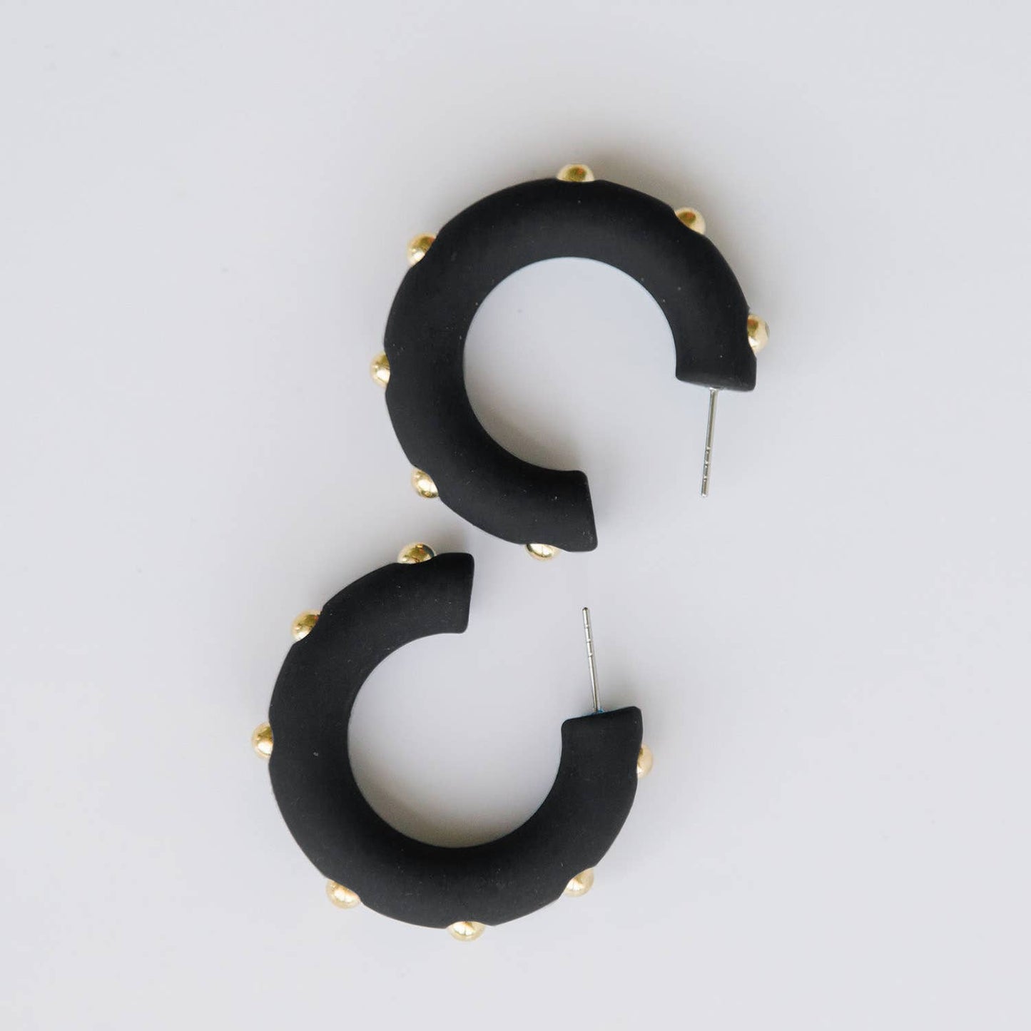 Earrings Candace Medium Black