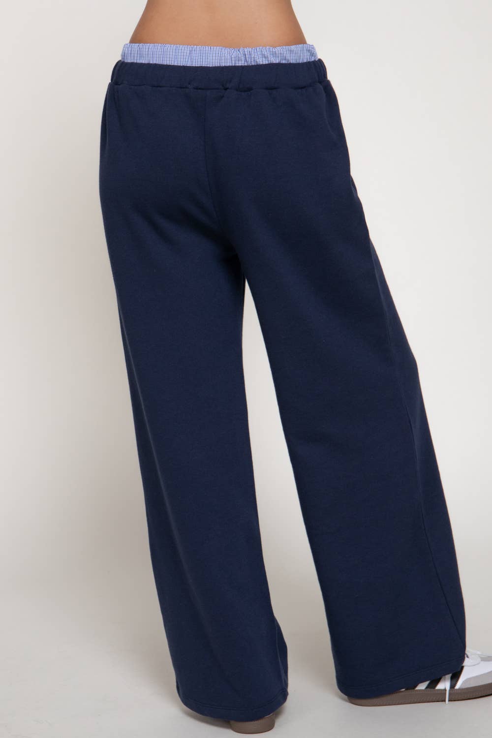 Check Panel Lounge Pants