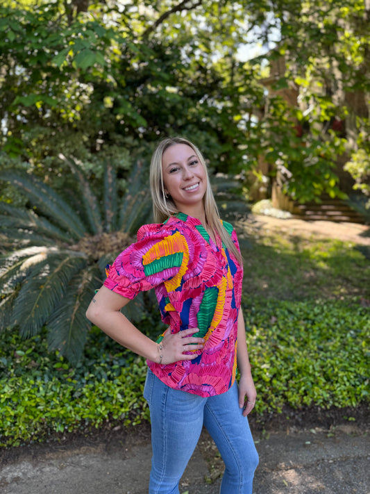 Top Louise Showstopper Multi XS