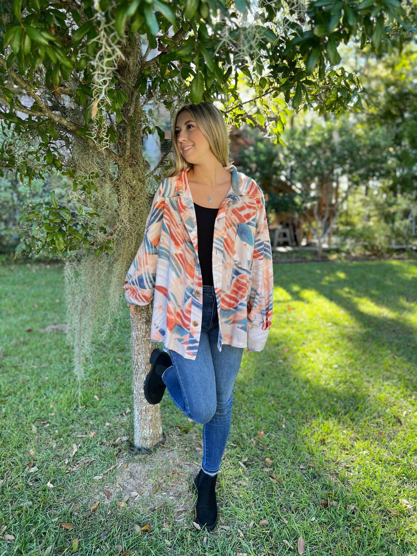 Color Me Happy Oversized Jacket