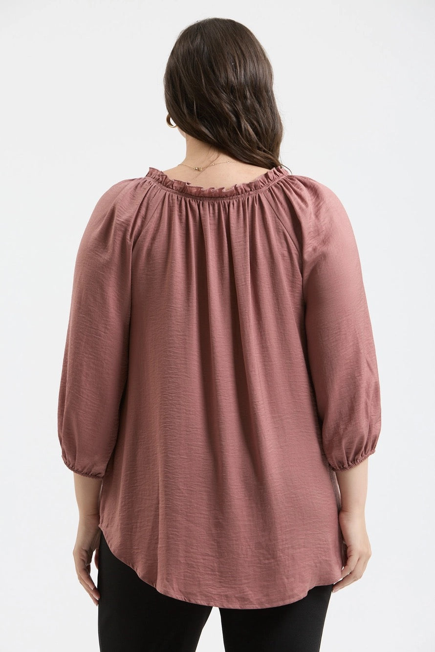 Split Neck Blouse