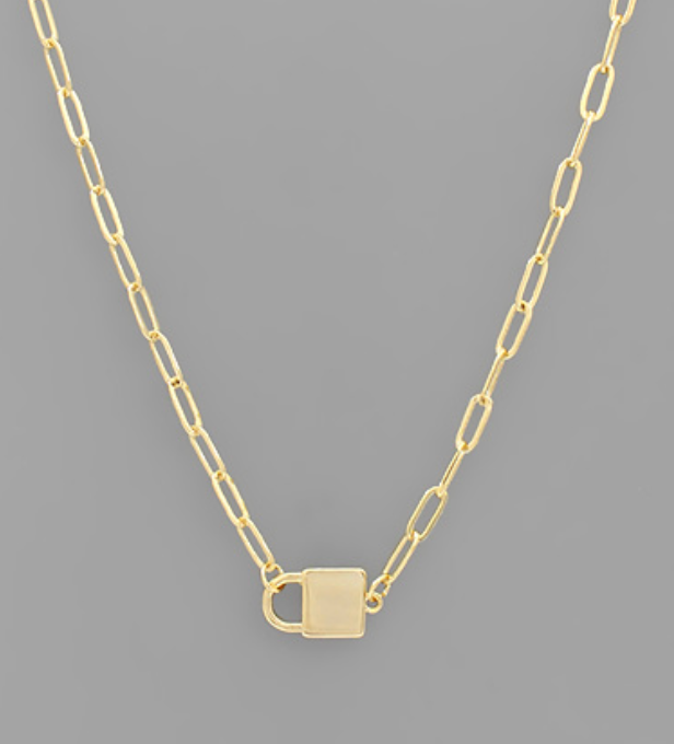 Side Lock Necklace