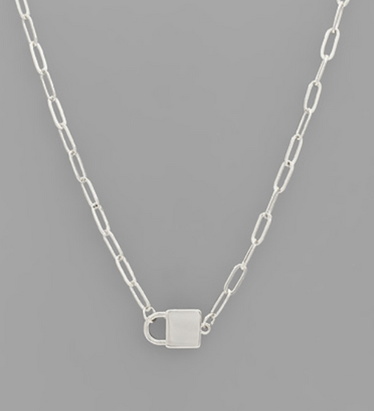 Side Lock Necklace
