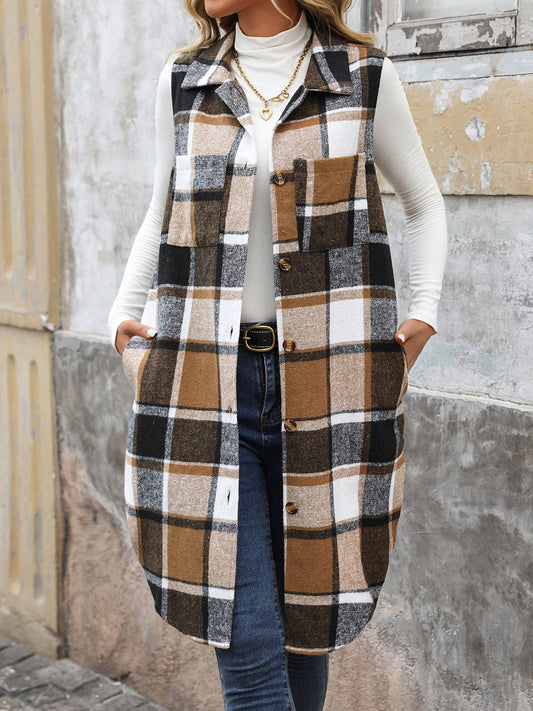 Plaid Retro Vest