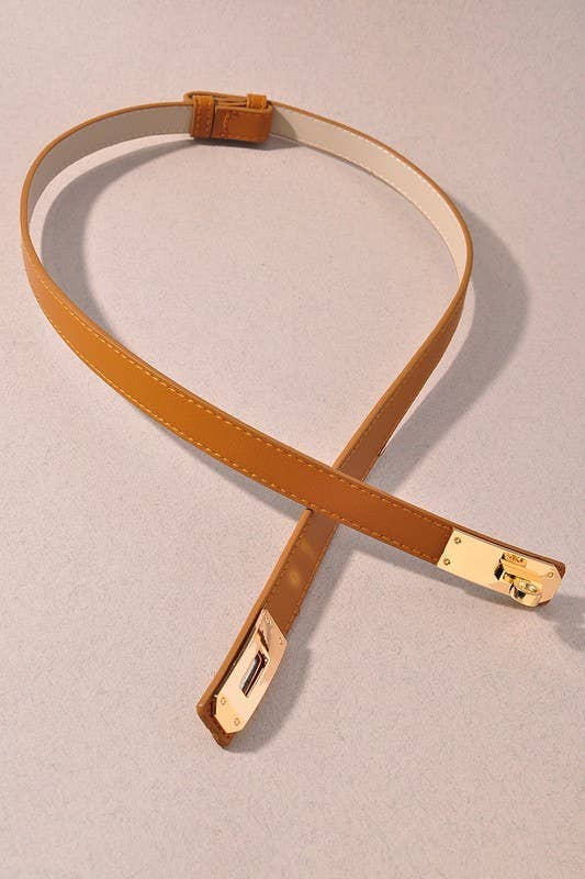TURLOCK ACCENT ADJUSTABLE SKINNY BELT
