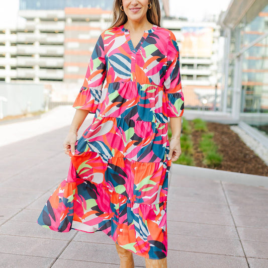 Dress Benette Bombshell Blooms Multi XL
