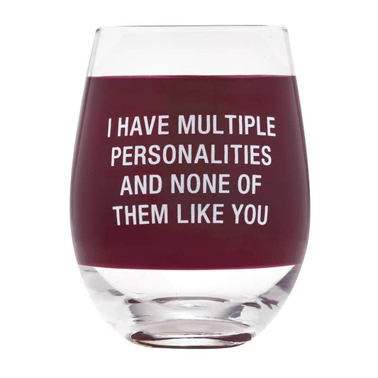 Personalities Wine Glass